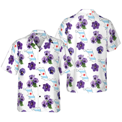 Chicago Proud Official Flower Hawaiian Shirt - Hyperfavor