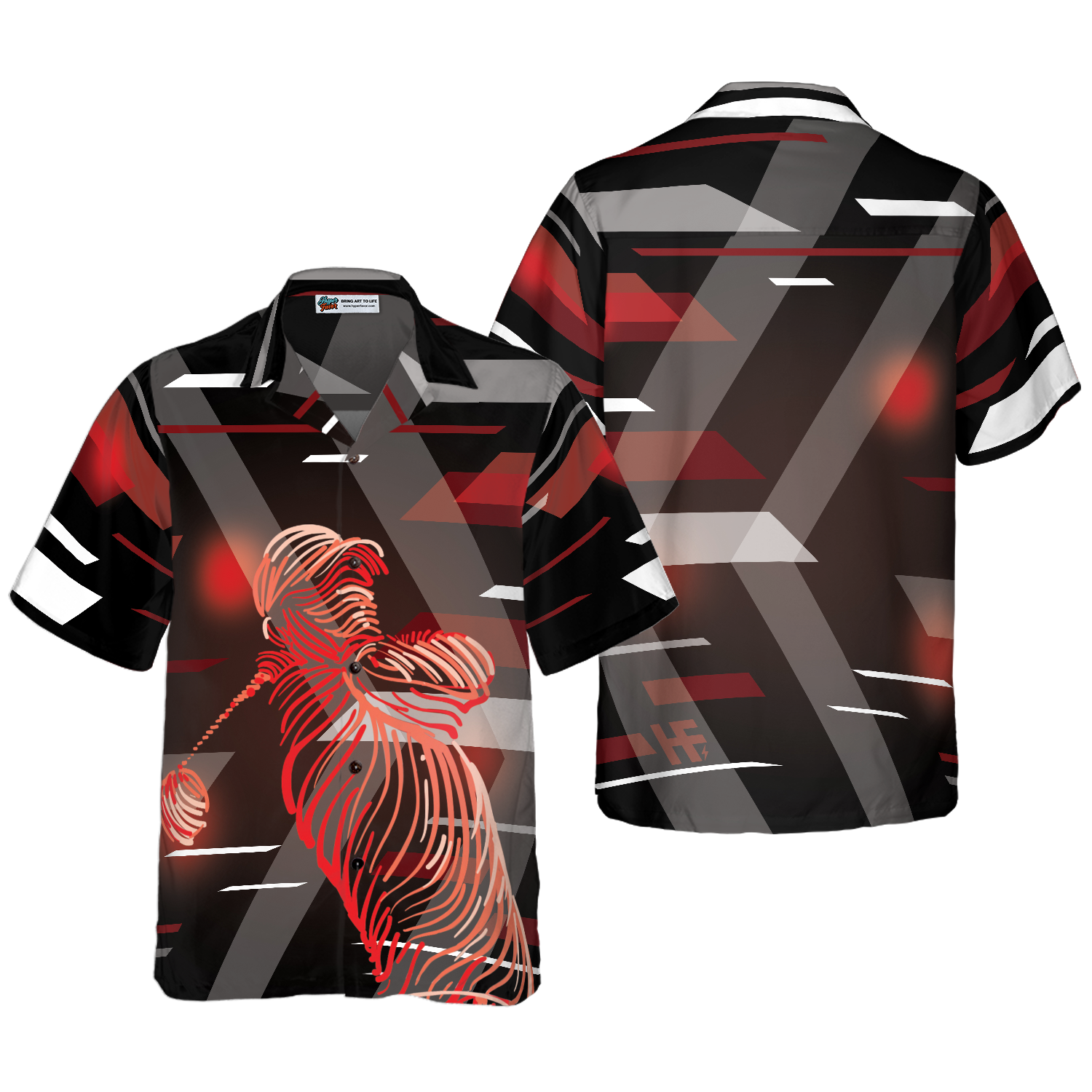 Digital Style Golf Players Hawaiian Shirt - Hyperfavor
