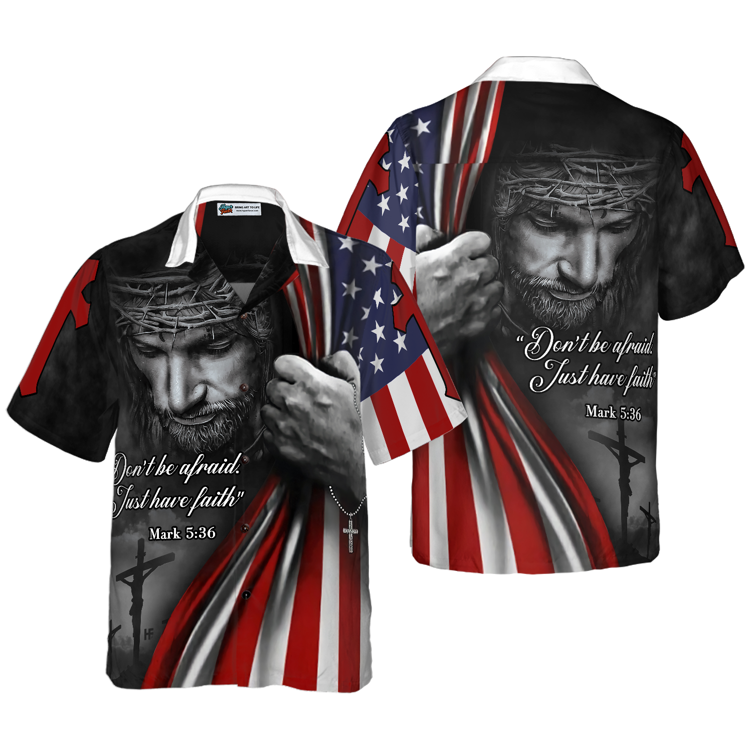 Don't Be Afraid Hawaiian Shirt - Hyperfavor