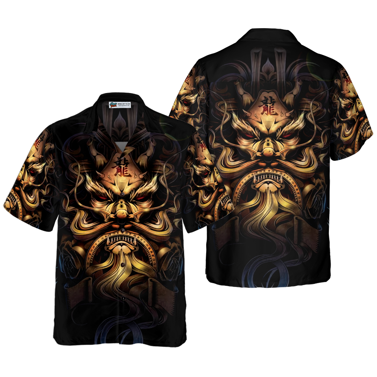 Japanese Dragon Hawaiian Shirt - Hyperfavor