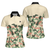 Camouflage Texture Golf Set For Woman Short Sleeve Women Polo Shirt, Camo Golf Shirt For Ladies, Unique Female Golf Gift - Hyperfavor