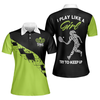 I Play Like A Girl Try To Keep Up Tennis Short Sleeve Women Polo Shirt, Tennis Shirt For Ladies, Gift For Tennis Players - Hyperfavor