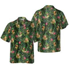 Irish Leprechaun Tropical Hawaiian Shirt - Hyperfavor
