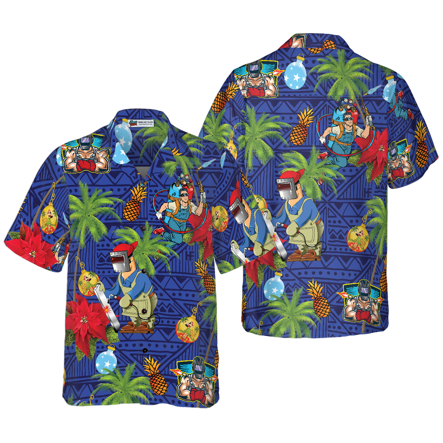 Welder Proud Hawaiian Shirt - Hyperfavor