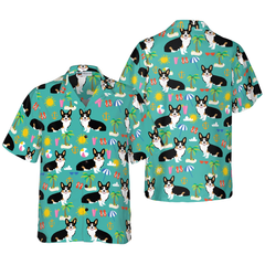 Corgi On The Beach Hawaiian Shirt - Hyperfavor