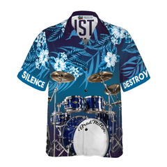 I Am A Drummer Custom Hawaiian Shirt - Hyperfavor