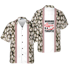 Winning Is A Habit Success Is A Choice Hawaiian Shirt - Hyperfavor