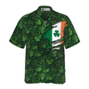 Saint Patrick's Day Shamrock Celtic Cross Harp Irish Hawaiian Shirt - Hyperfavor