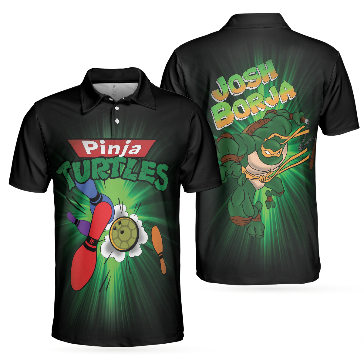 Pinja Turtles Josh Borja Polo Shirt - Hyperfavor