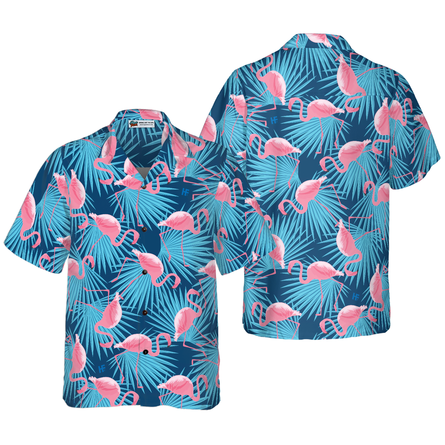 Flamingo 01 Hawaiian Shirt - Hyperfavor
