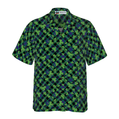 Shamrock Seamless Pattern Hawaiian shirt - Hyperfavor