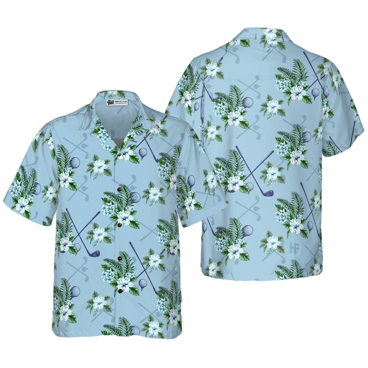 Tropical Golf 5 Hawaiian Shirt - Hyperfavor