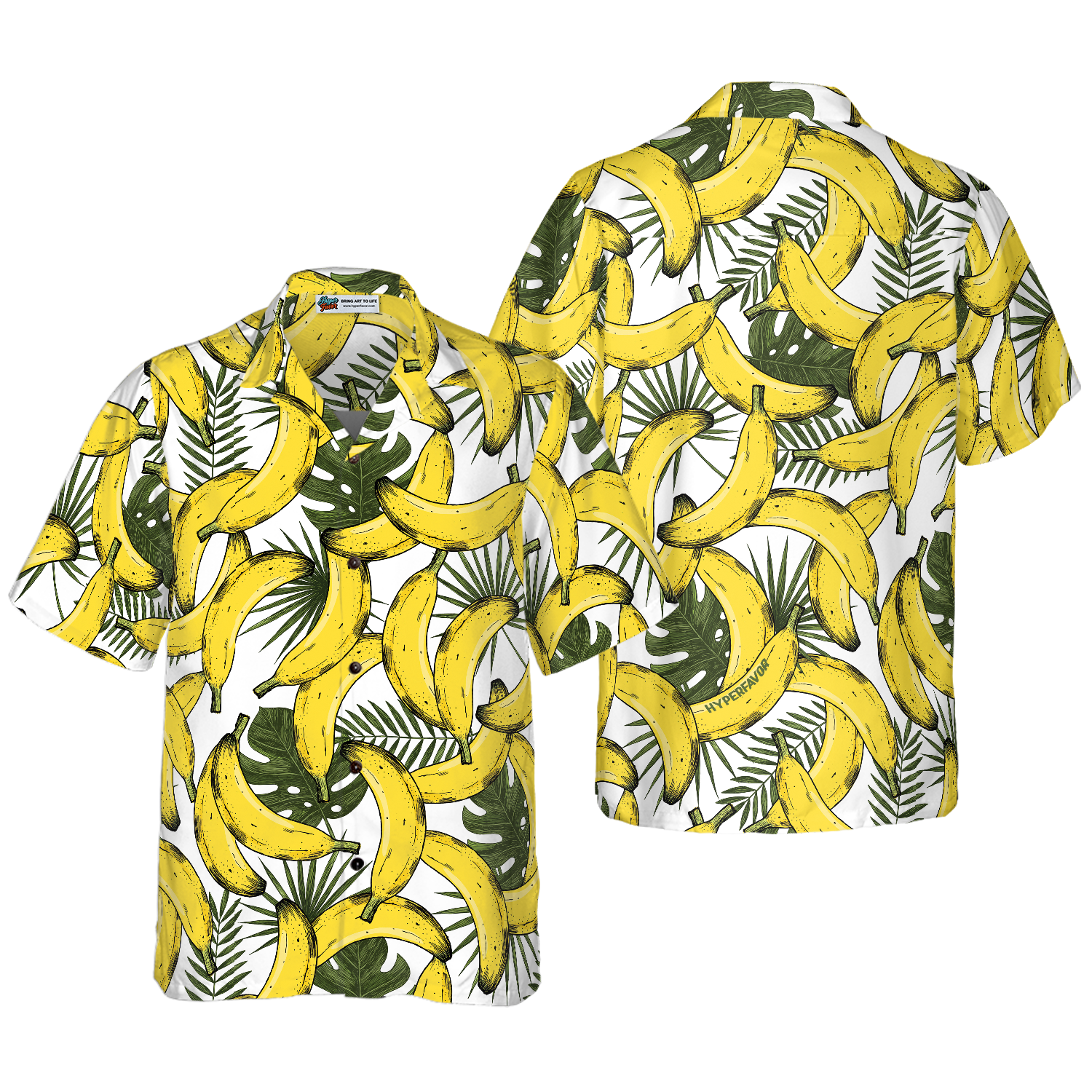 Exotic Summer Banana Hawaiian Shirt - Hyperfavor