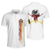 Golf Skull German Flag Short Sleeve Polo Shirt, Black Wet Paint Skull Polo Shirt, Germany Golf Shirt For Men - Hyperfavor