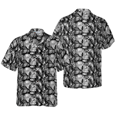 Black And White Butterfly Shirts For Men Hawaiian Shirt - Hyperfavor