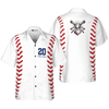 Baseball Basic Pattern Custom Hawaiian Shirt - Hyperfavor