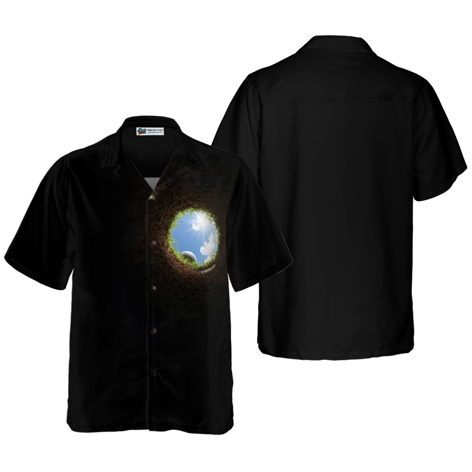 Golf's In My Heart Hawaiian Shirt - Hyperfavor