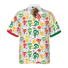 Funny Mexican Skull Hawaiian Shirt - Hyperfavor