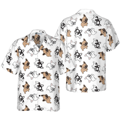 French Bulldog Pattern Hawaiian Shirt - Hyperfavor