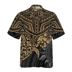 Polynesian Maori Sea Turtle Hawaiian Shirt - Hyperfavor