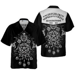 Wicca Pentagram Hawaiian Shirt - Hyperfavor