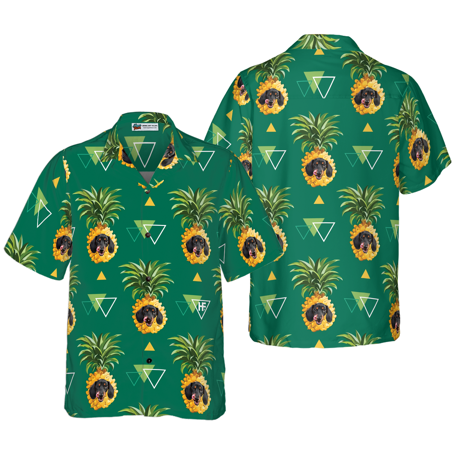 Dachshund Tropical Hawaiian Shirt - Hyperfavor