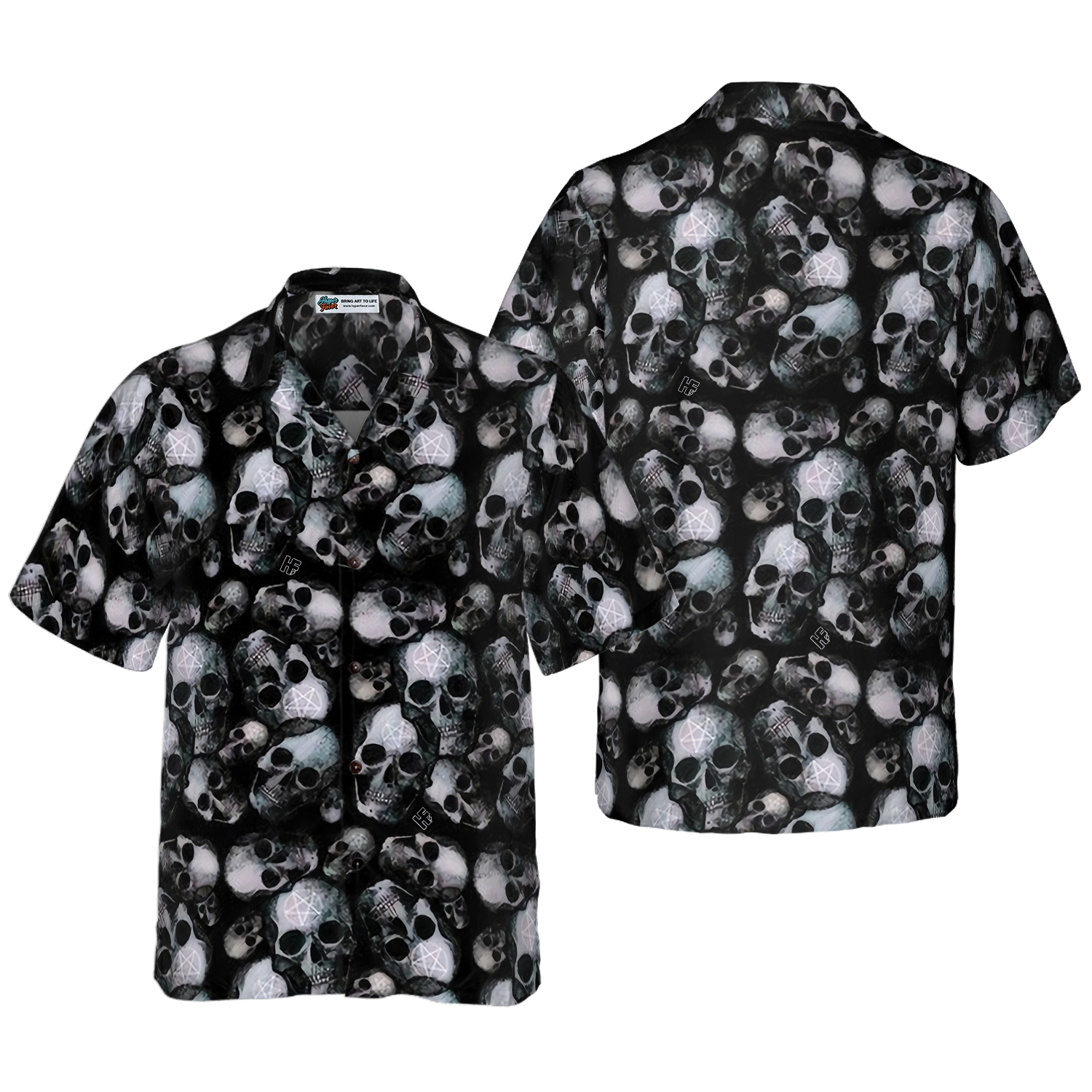 Easygdp Butterfly Angel Wings Art Mens Short Sleeve Button Down,Cuban