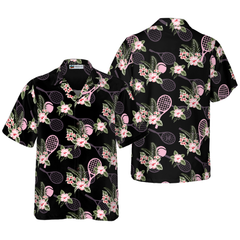 Tropical Tennis Hawaiian Shirt - Hyperfavor