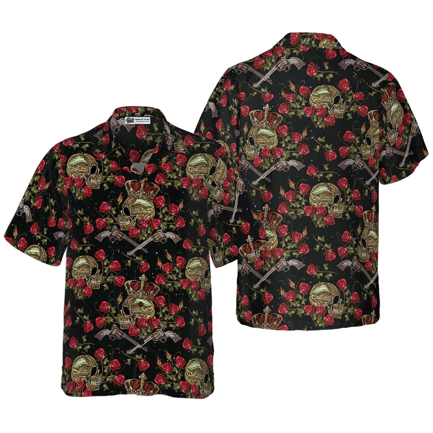 King Of Pirates In Crown Hawaiian Shirt - Hyperfavor