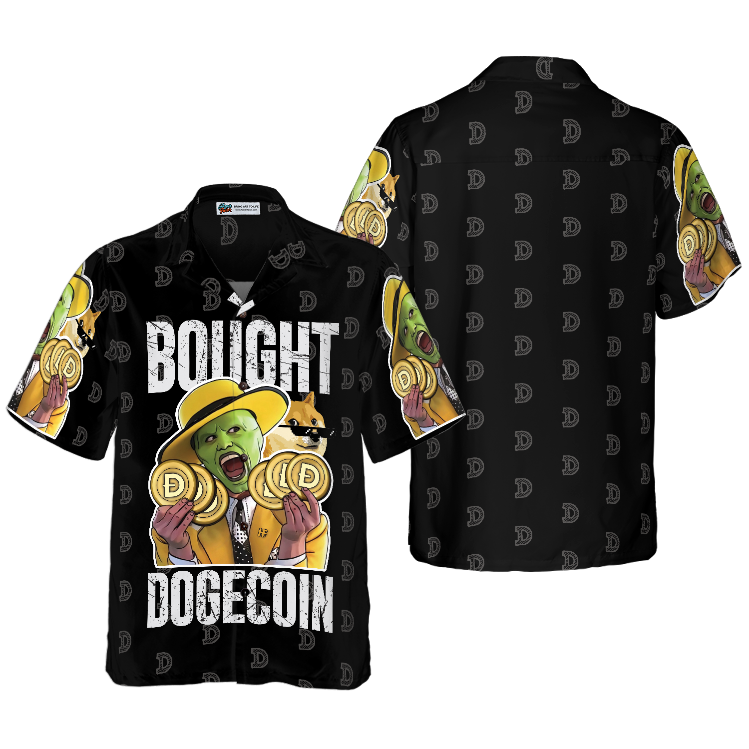 Bought Dogecoin Hawaiian Shirt - Hyperfavor
