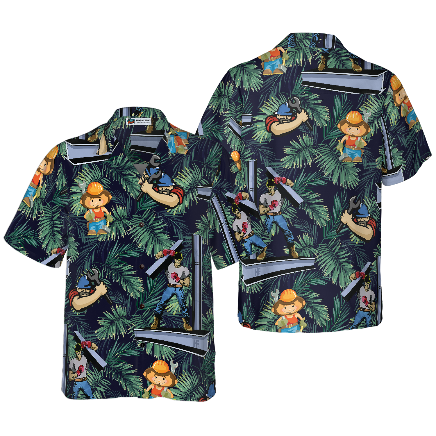 Ironworker Proud 5 Hawaiian Shirt - Hyperfavor