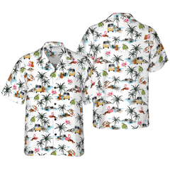 German Shepherd hawaii Hawaiian Shirt - Hyperfavor