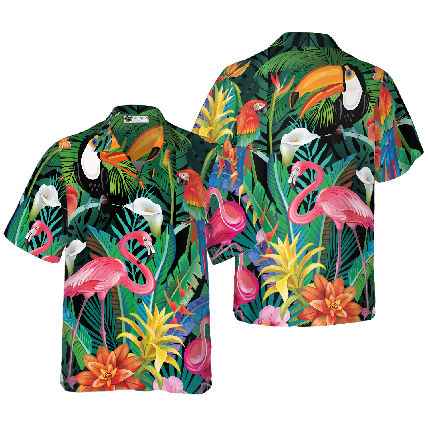 Flamingo 20 Hawaiian Shirt - Hyperfavor