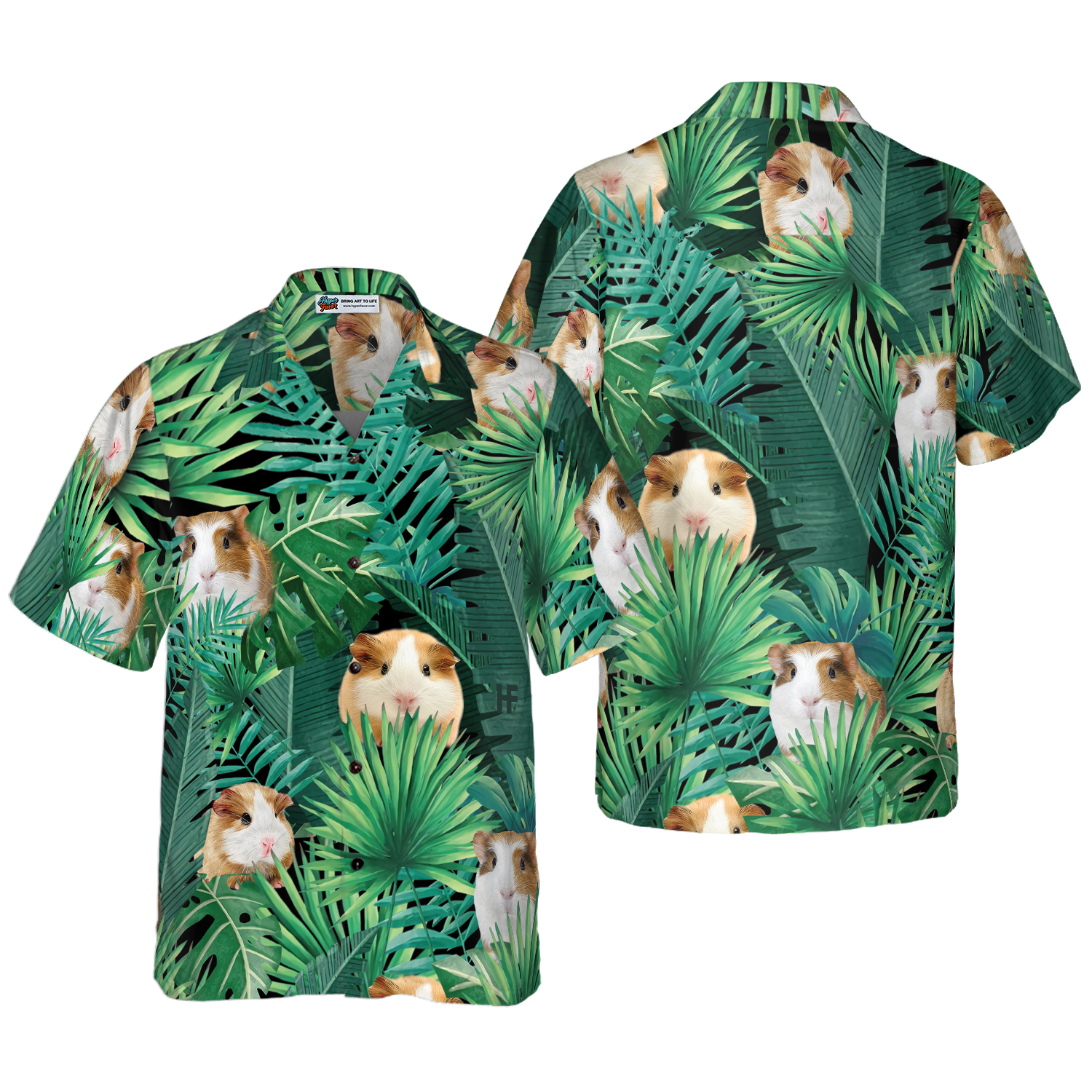Cute Guinea Pig V2 Hawaiian Shirt - Hyperfavor