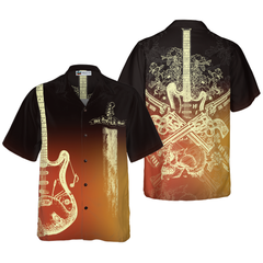 Guitar Rock N Roll Colorful Hawaiian Shirt - Hyperfavor