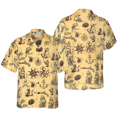 Map Of The King Pirate Hawaiian Shirt - Hyperfavor