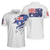 Golf Australian Flag Polo Shirt, White Golf Pattern Polo Shirt, Best Australian Golf Shirt For Men - Hyperfavor