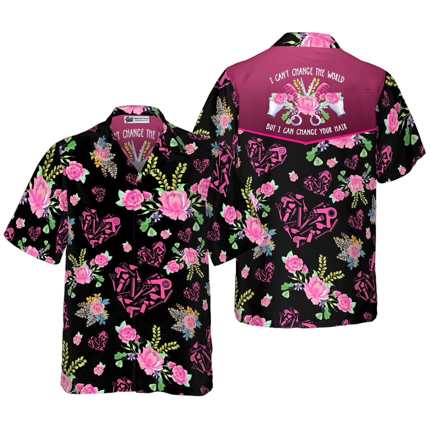 HairStylist Hawaiian Shirt Hawaiian Shirt - Hyperfavor