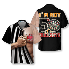 I'm Not 50 I'm Bullseye Hawaiian Shirt - Hyperfavor