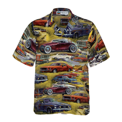 Retro Hot Rod Hawaiian Shirt - Hyperfavor