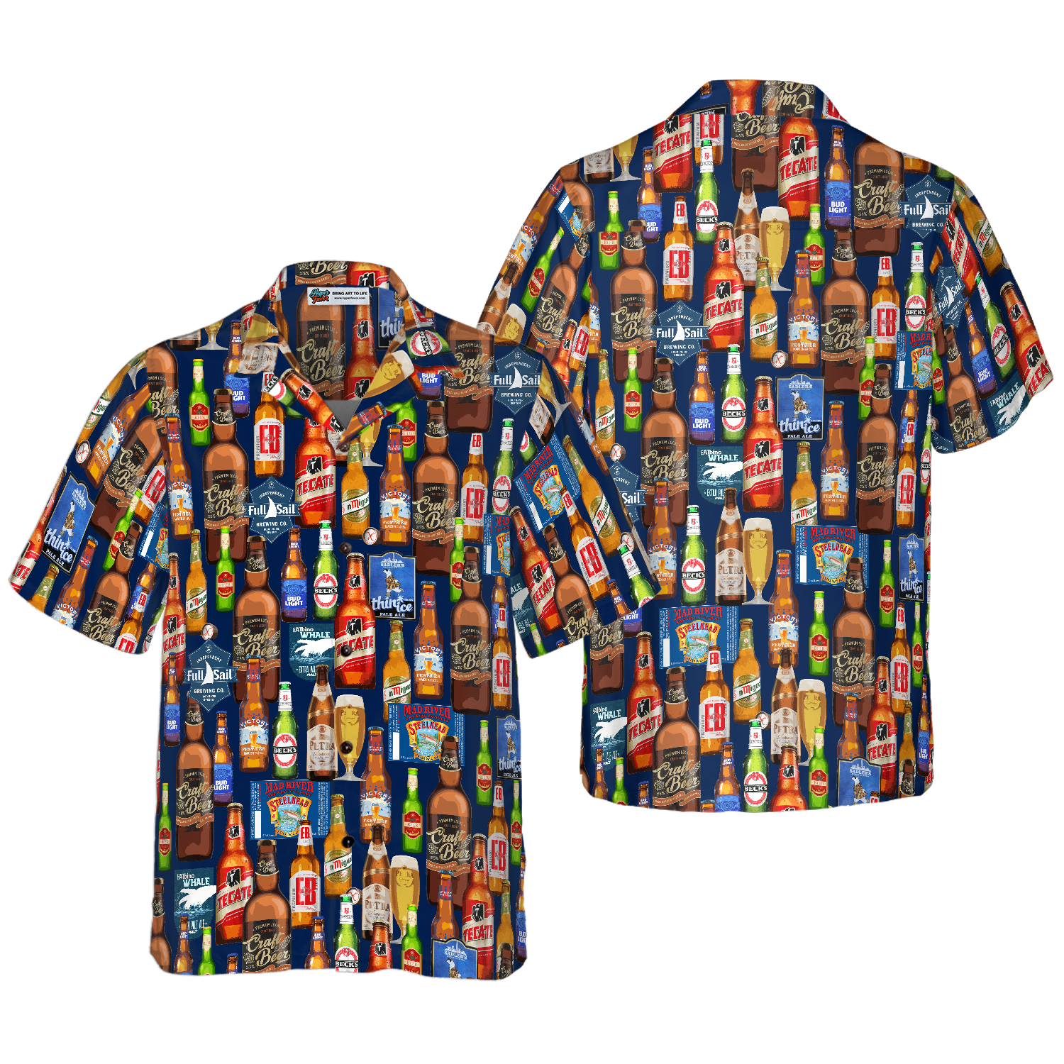 Beer Hawaiian Shirt - Hyperfavor