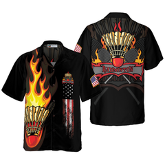 Badminton Flame Hawaiian Shirt - Hyperfavor