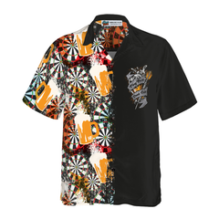 My Beer Drinking Team Has A Darts Problem Hawaiian Shirt - Hyperfavor