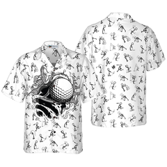 Golf Hole Breakthrough Hawaiian Shirt - Hyperfavor
