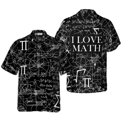 Math Lover Seamless Pattern Hawaiian Shirt - Hyperfavor