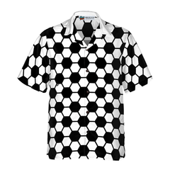 Soccer Ball Pattern Hawaiian Shirt - Hyperfavor