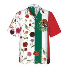 Mexico Dahlias Hawaiian Shirt - Hyperfavor