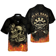 In Dart We Trust Hawaiian Shirt - Hyperfavor