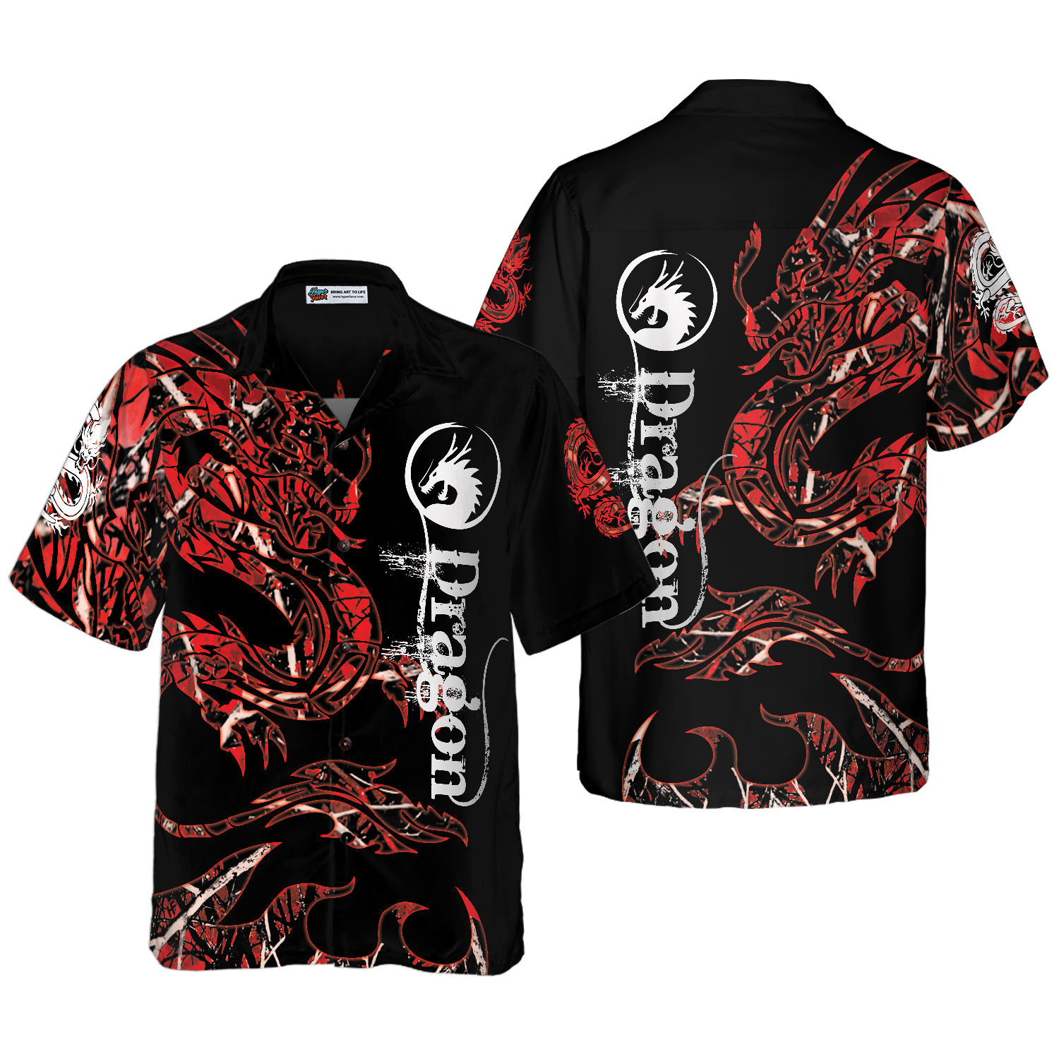The Red Dragon Hawaiian Shirt - Hyperfavor