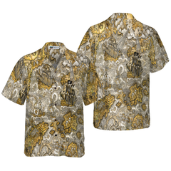 Fantasy Islands Treasure Map Hawaiian Shirt - Hyperfavor